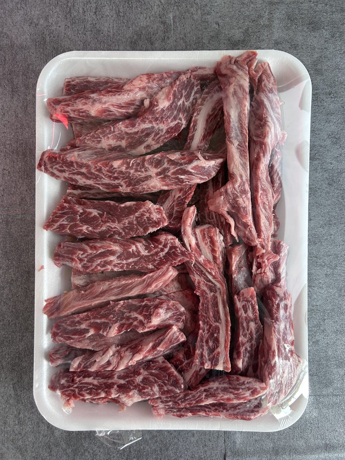 한우 암소 1+ 갈비살 구이용 600g